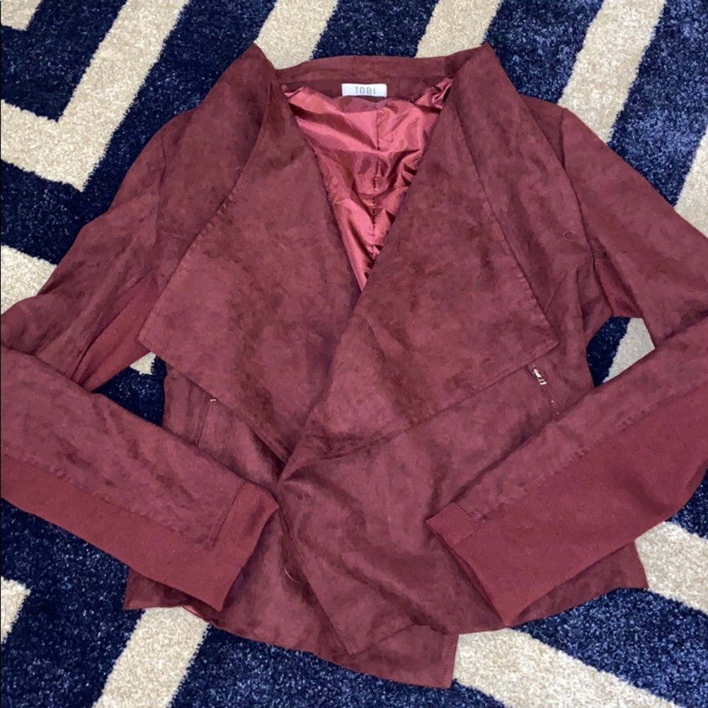 Maroon blazer